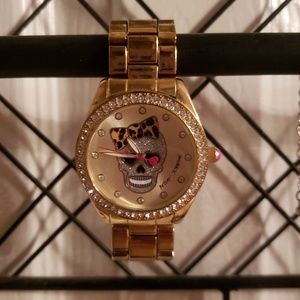 Betsey Johnson Skull Watch